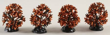 Snow Village Halloween Halloween Sparkle Shrubs - Boxed