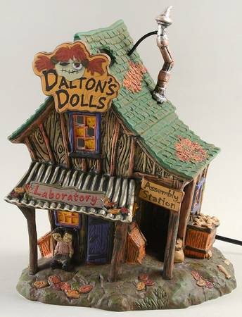 Snow Village Halloween Dalton's House Of Dolls - Boxed