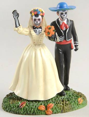 Day of the Dead - Snow Village Eternal Love - Boxed