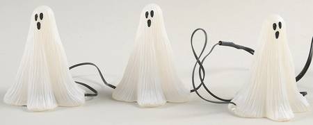 Snow Village Halloween Lit Ghosts - Boxed