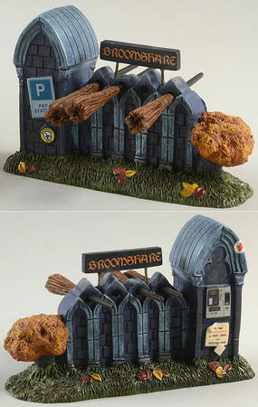 Snow Village Halloween Broomshare - Boxed