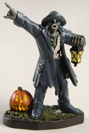 Snow Village Halloween Haunted Watchman - Boxed