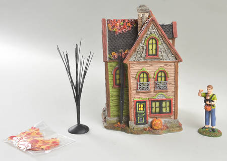 Snow Village Halloween Halloween Spider House - With Box