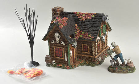 Snow Village Halloween Haunted Huntsman House - Boxed
