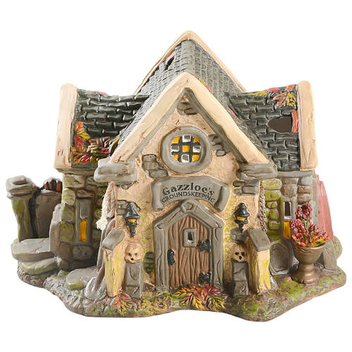Snow Village Halloween The Haunted Cemetery Shed - Boxed