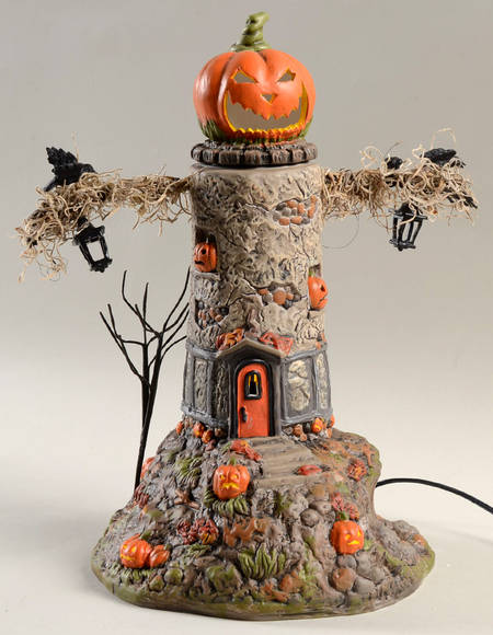 Snow Village Halloween Midnight Fright Light - Boxed