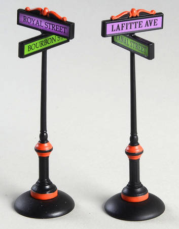 Snow Village Halloween Halloween Festive Signs - With Box Bx655