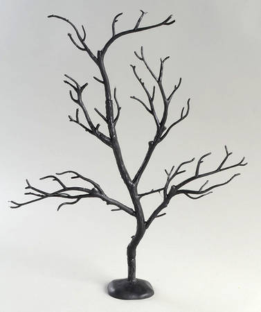 Snow Village Halloween Dark Shawdows Backdrop Tree - With Box Bx669