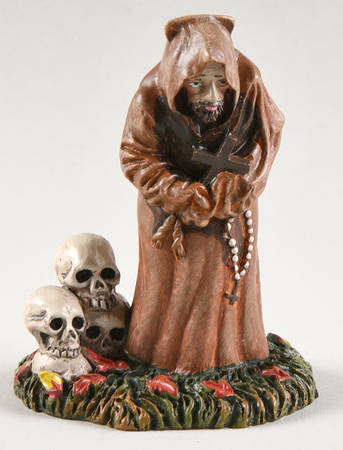 Rest in Peace-Snow Village Halloween Guardian Of Darkness - Boxed
