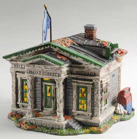 Snow Village Halloween Village Ghost Office - With Box Bx680