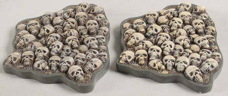 Snow Village Halloween Road Kill - Set Of 2 Curve - With Box Bx692