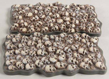 Snow Village Halloween Road Kill - Set Of 2 Straight - With Box Bx691