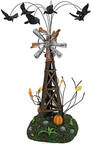 Snow Village Halloween Chill In The Air Weathervane-Animated - With Box Bx751