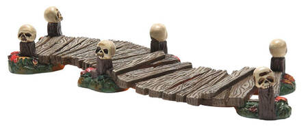 Snow Village Halloween Lit Haunted Boardwalk - With Box Bx748