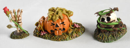 Snow Village Halloween Forgotten Garden - Boxed
