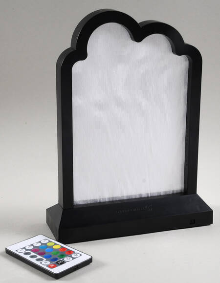 Snow Village Halloween Haunted Spirits Backdrop - With Box Bx774