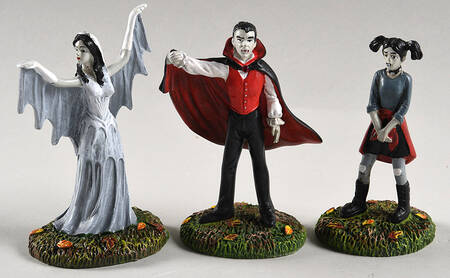 Snow Village Halloween Ghouls & Goblins Ii - Set Of 3 - With Box Bx765