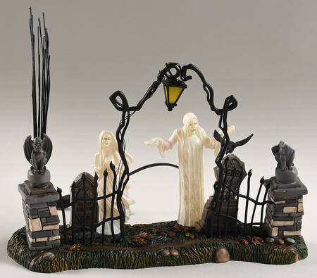 Snow Village Halloween Spiritual Guidance - With Box Bx746