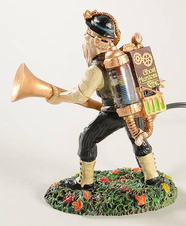 Haunted Rails - Snow Village Halloween Scary Ghost Catcher - Boxed