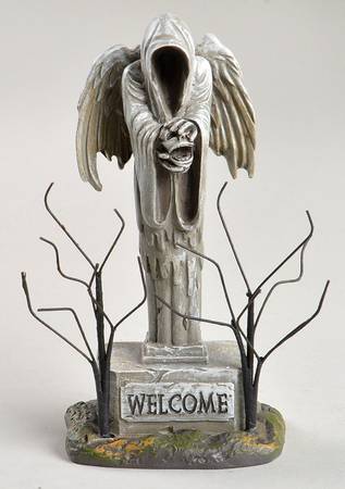 Snow Village Halloween Angel Of Death - Boxed