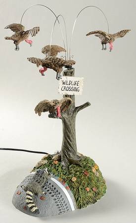 Snow Village Halloween Buzzard Delight - Boxed