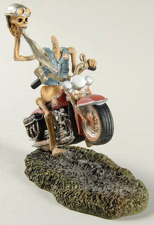 Haunted Harley Davidson Headless Harley Rider - Boxed