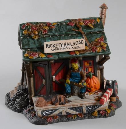Haunted Rails - Snow Village Halloween Haunted Rails Outpost - Boxed