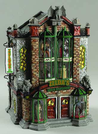 Snow Village Halloween Zelda's Wax Museum - Boxed