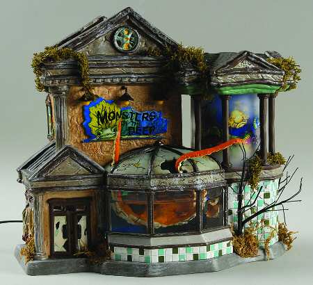 Snow Village Halloween Monsters Of The Deep - Boxed