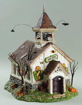 Snow Village Halloween Ghoul School - Boxed
