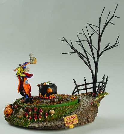 Snow Village Halloween Halloween Rat Race - Boxed