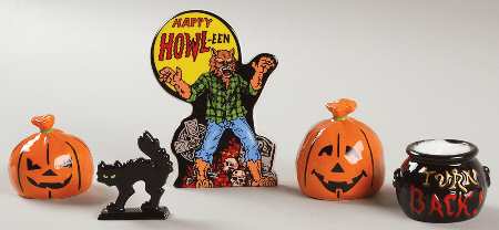 Snow Village Halloween Halloween Accessory-Set Of 5 - Boxed
