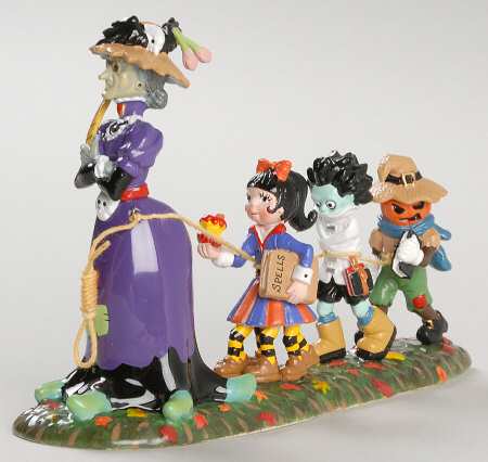 Snow Village Halloween Little Ghouls' Field Trip - Boxed