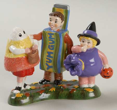 Snow Village Halloween Candy Kids - Boxed