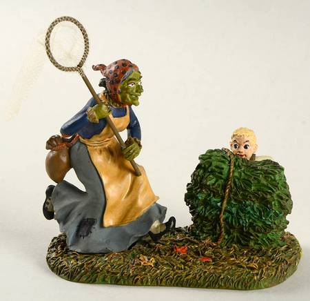Snow Village Halloween Witch Trap - Boxed