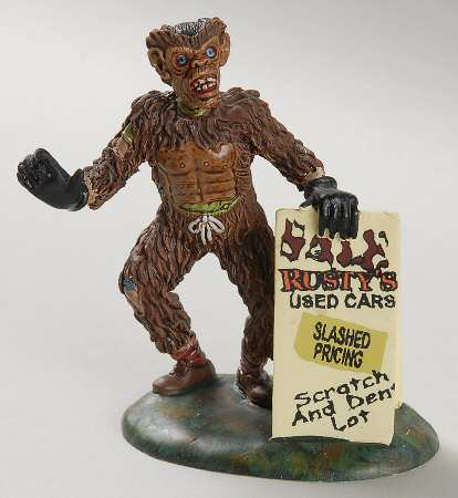 Snow Village Halloween Rusty Scares Up A Deal - Boxed