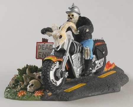 Snow Village Halloween Bone To Be Wild - Boxed