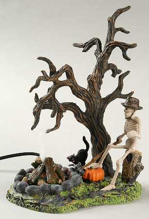 Snow Village Halloween Bone Appetite - Boxed