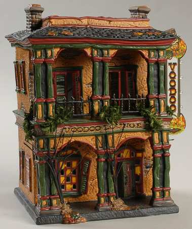 Snow Village Halloween Voodoo Lounge - Boxed