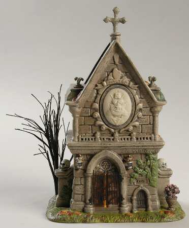 Snow Village Halloween The Travis Louie Walter & Larry's Crypt - Boxed