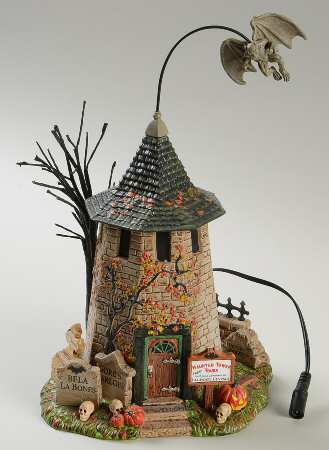Snow Village Halloween Haunted Tower Tours - Boxed