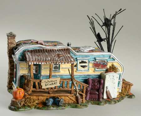 Snow Village Halloween Lot 13-Crystal Lake - Boxed