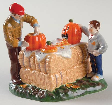 Snow Village Halloween Gross...Pumpkin Guts - Boxed
