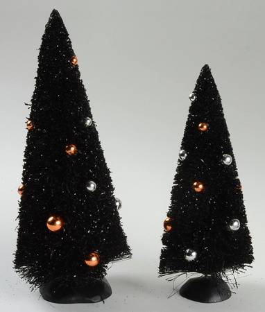 Snow Village Halloween Midnight Sisals - Boxed