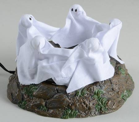 Snow Village Halloween The Ghost Dance - With Box Bx330