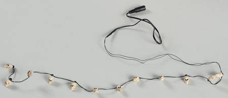 Snow Village Halloween Skull Lights (String Of 12) - With Box Bx386