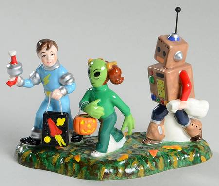 Snow Village Halloween Little Space Explorers - Boxed