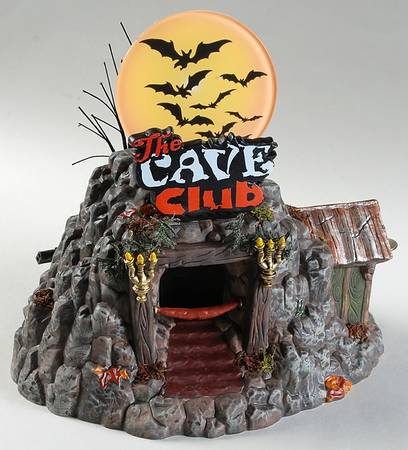 Snow Village Halloween The Cave Club - Boxed