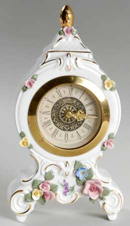 Dresden Giftware Small Mantle Clock - No Box