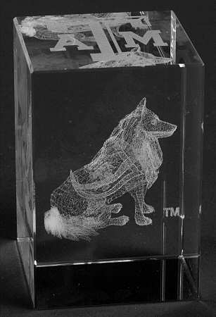 Collegiate Cube Paperweight Texas A & M - Boxed
